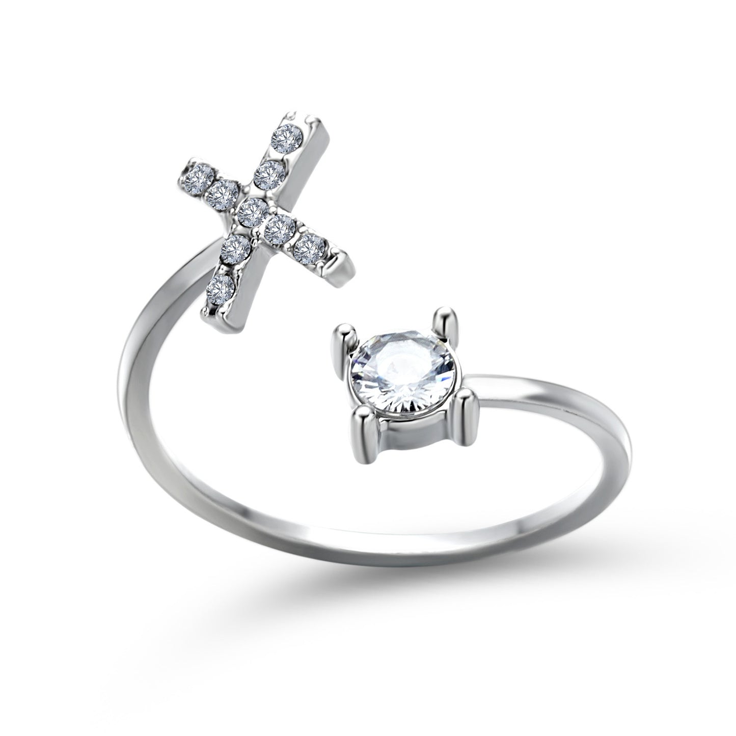 New Design Adjustable 26 Initial Letter Ring Fashion Jewelry For Women Simple Elegant Jewelry - Tatum Cristal