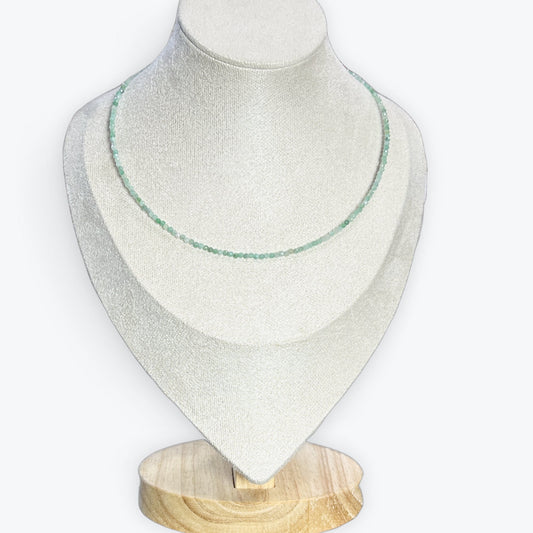 Collier Emeraude Facetté – photo 2