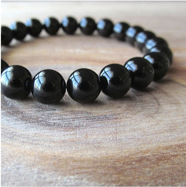 Bracelet Onyx noir - Tatum Cristal