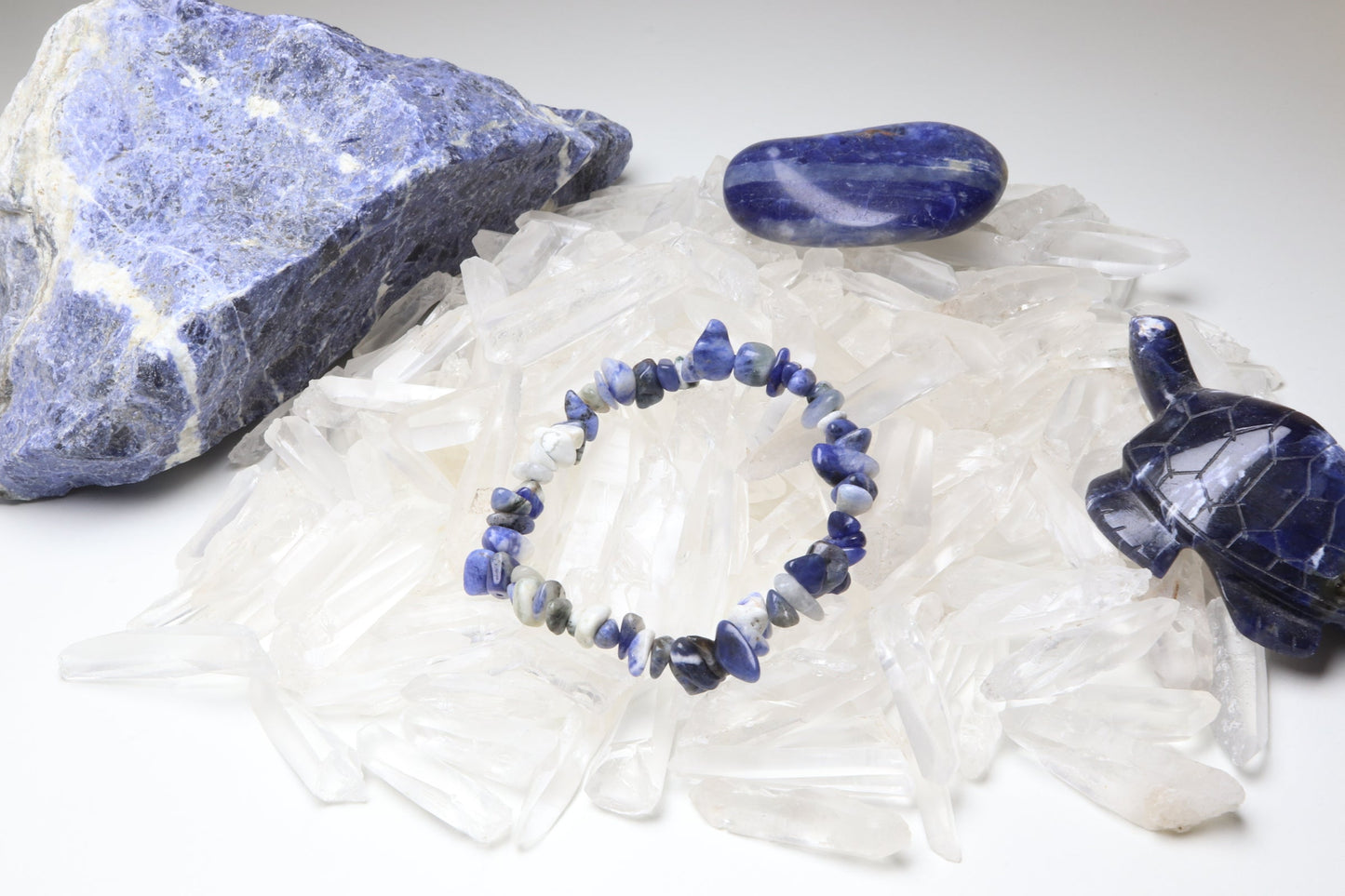Bracelet en Sodalite - Communication et Sérénité - photo 2