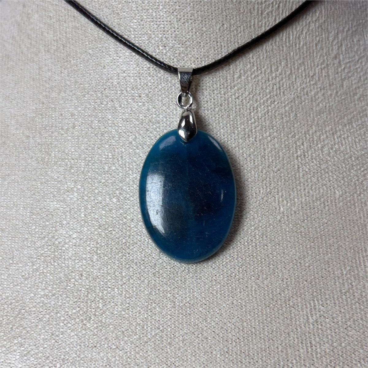Pendentif - Apatite Bleue de Madagascar