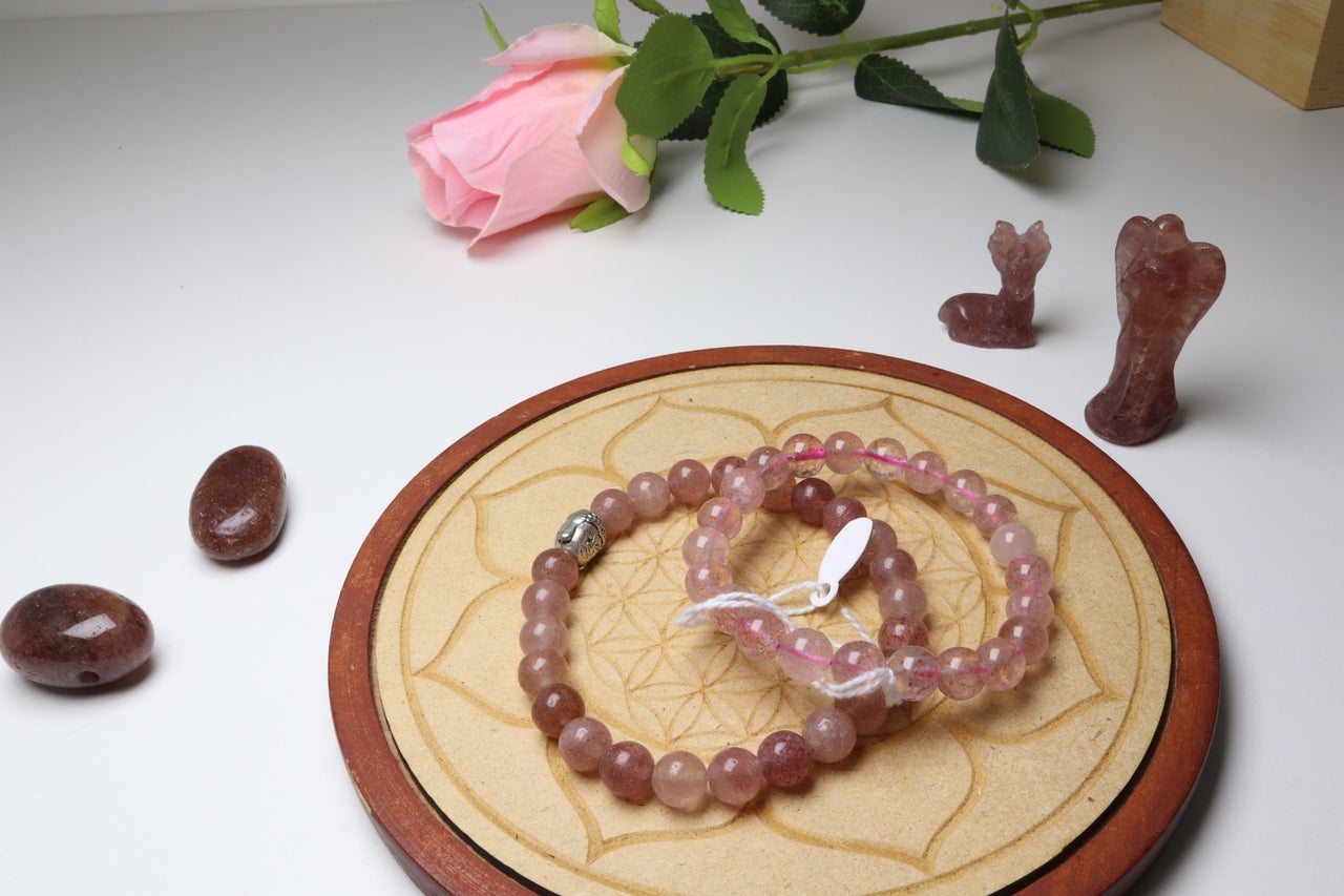 Bracelet Quartz Fraise