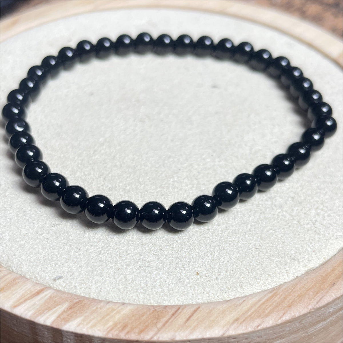Bracelet obsidienne taille enfant