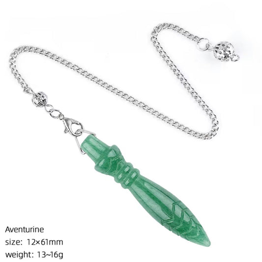 Pendule Égyptien Thot en pierre Naturelle – 12x61 mm