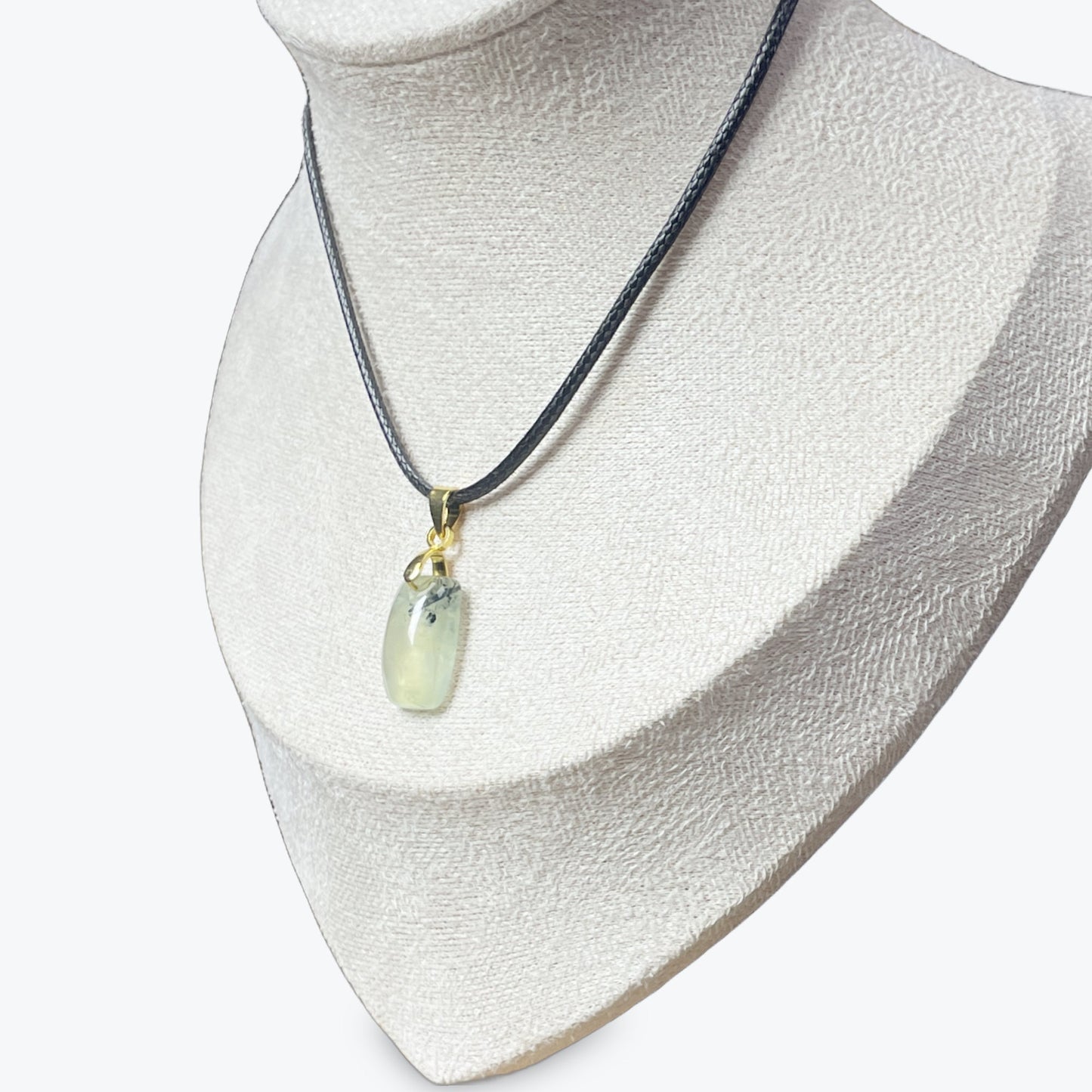 Pendentif Prehnite Rectangle 1,6x1cm