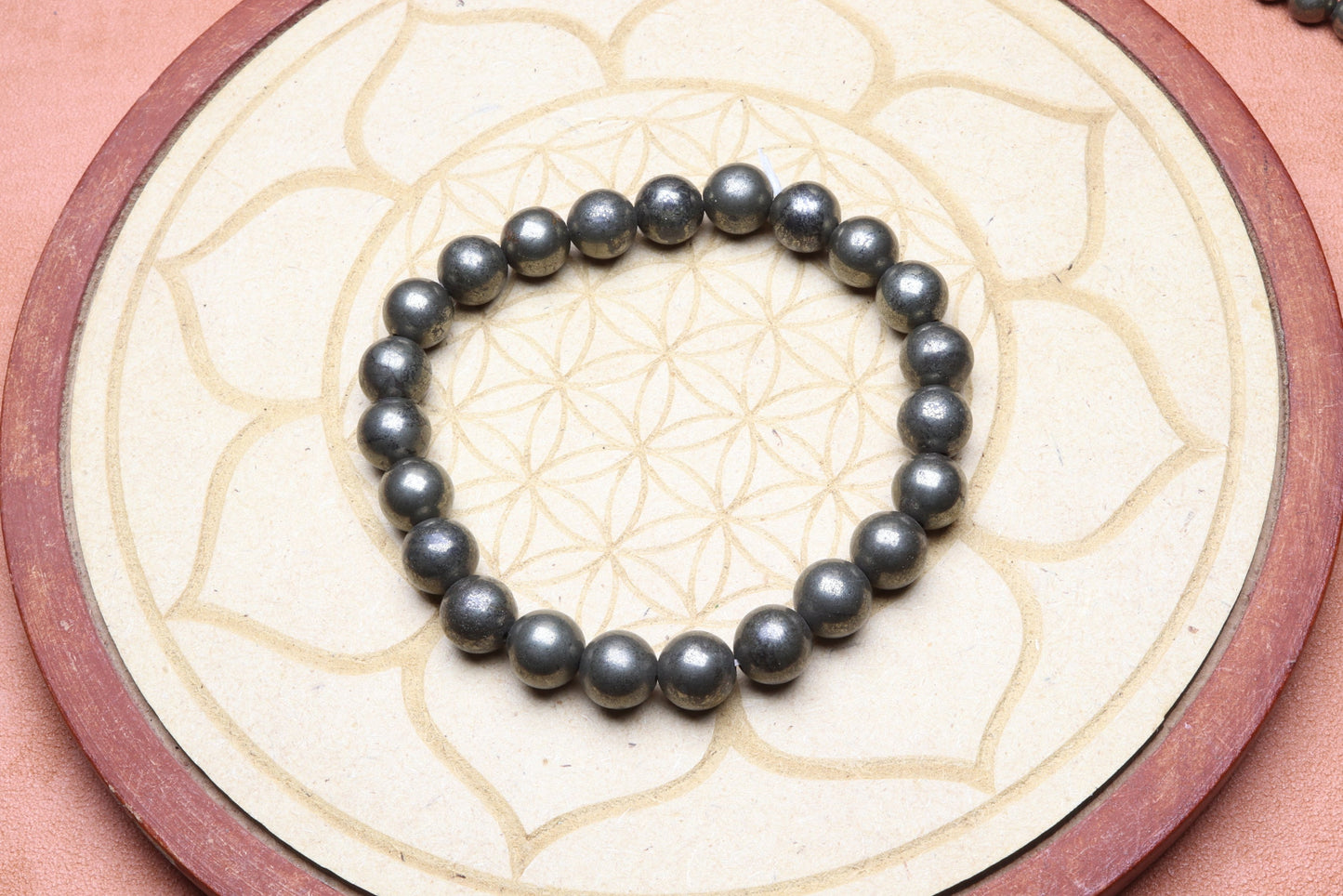 Bracelet en Pyrite - Prospérité et Confiance 8mm
