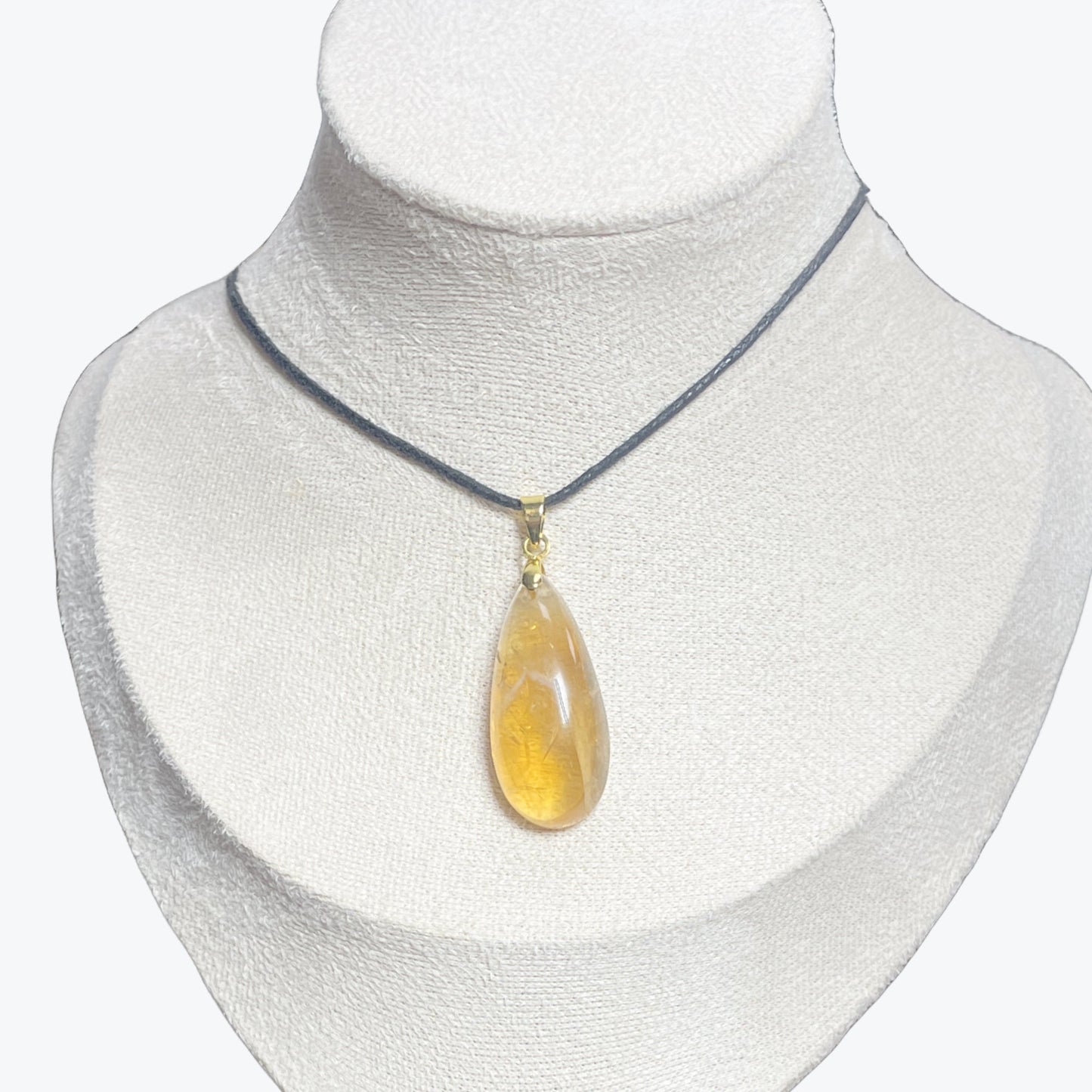Pendentif citrine goutte