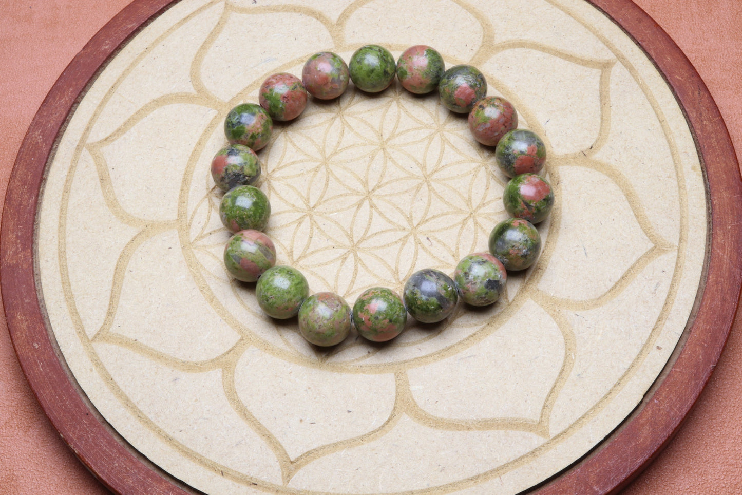 Bracelet en Unakite - Harmonie et Guérison 10mm
