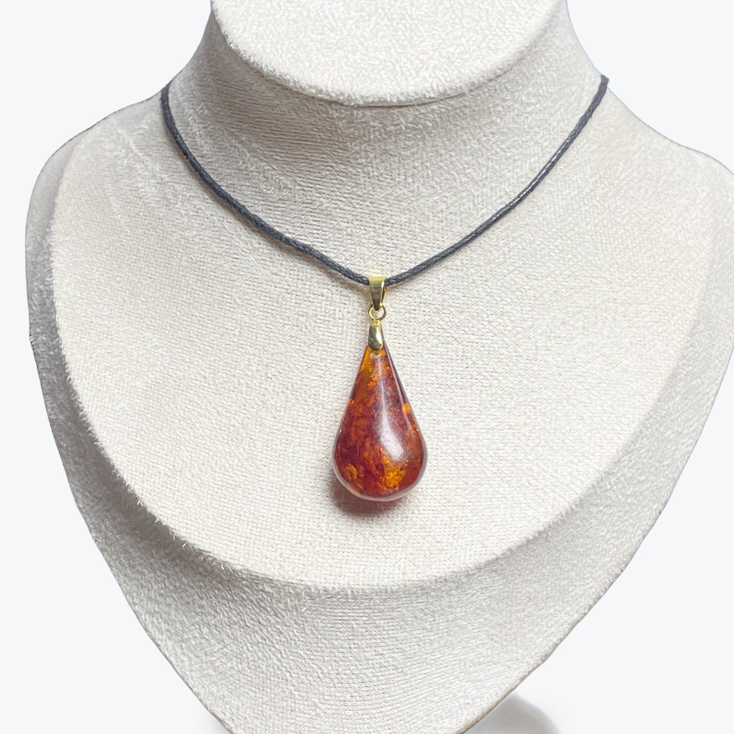Pendentif Ambre Goutte