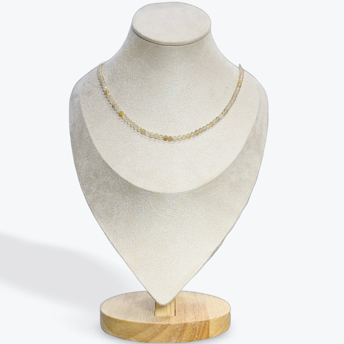 Collier Quartz rutile facetté – photo 4