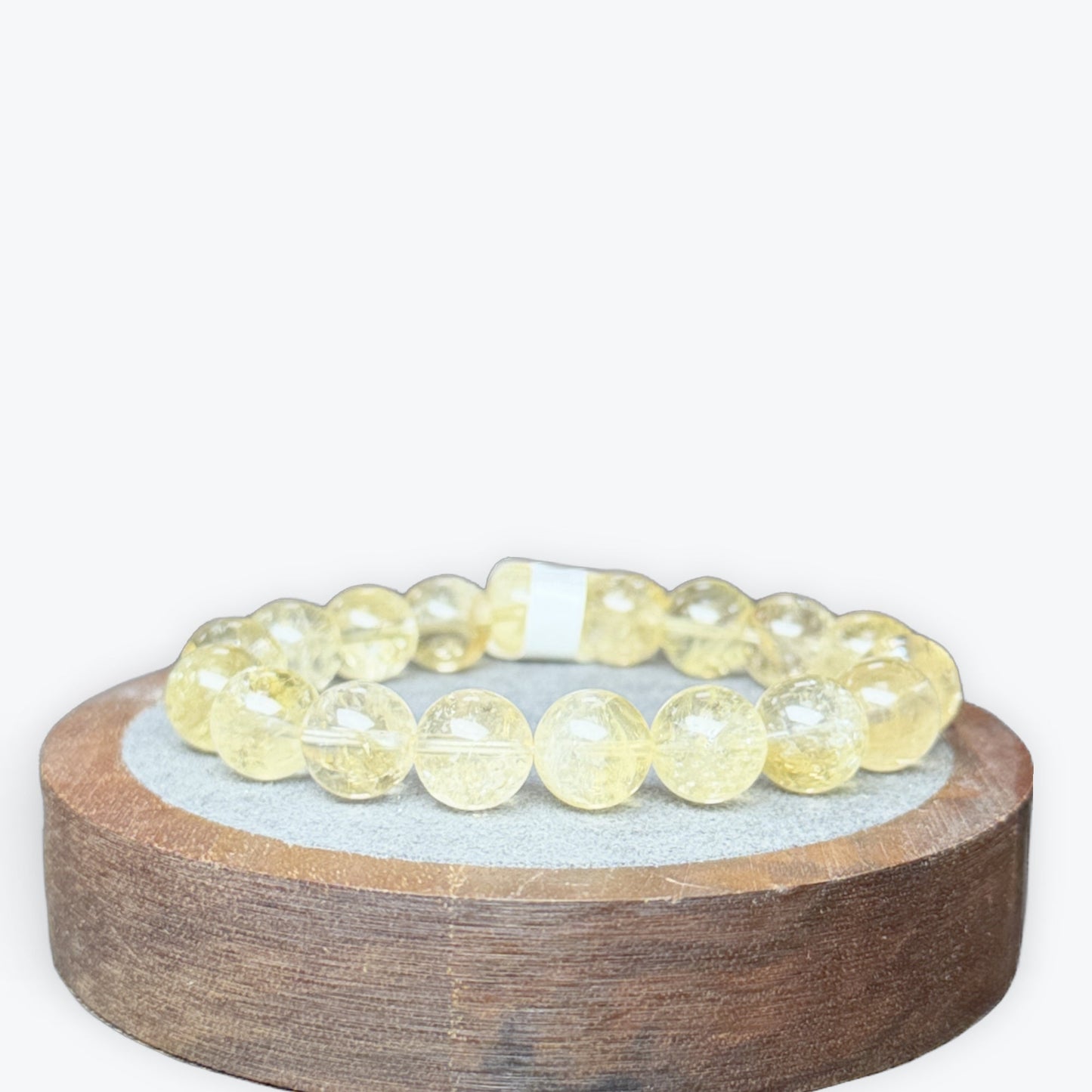 Bracelet Citrine non chauffée | 10 mm qualité extra