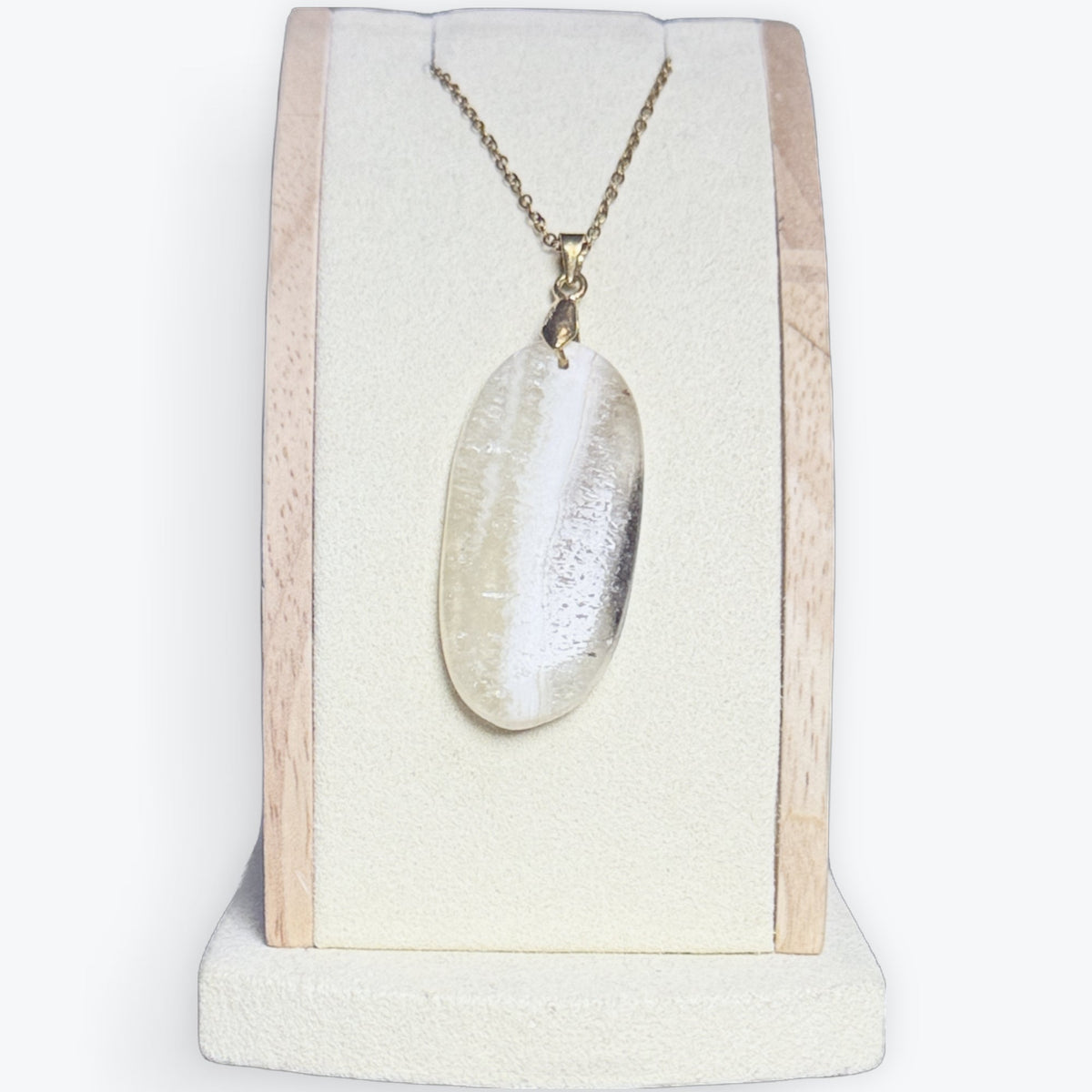 Pendentif Calcite Jaune