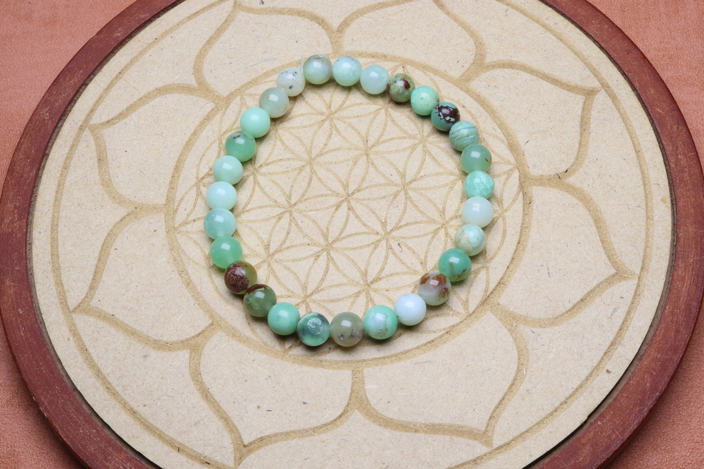 Bracelet en Chrysoprase - Espoir et Renouveau 6mm