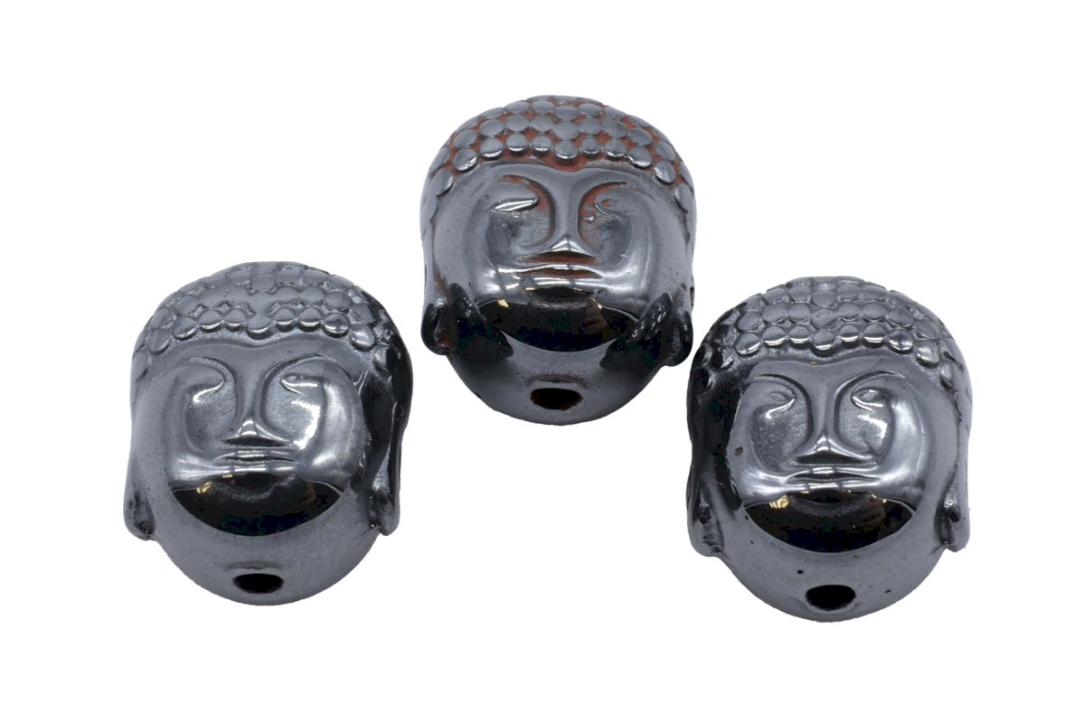 Charme Bouddha Hematite - 100pcs