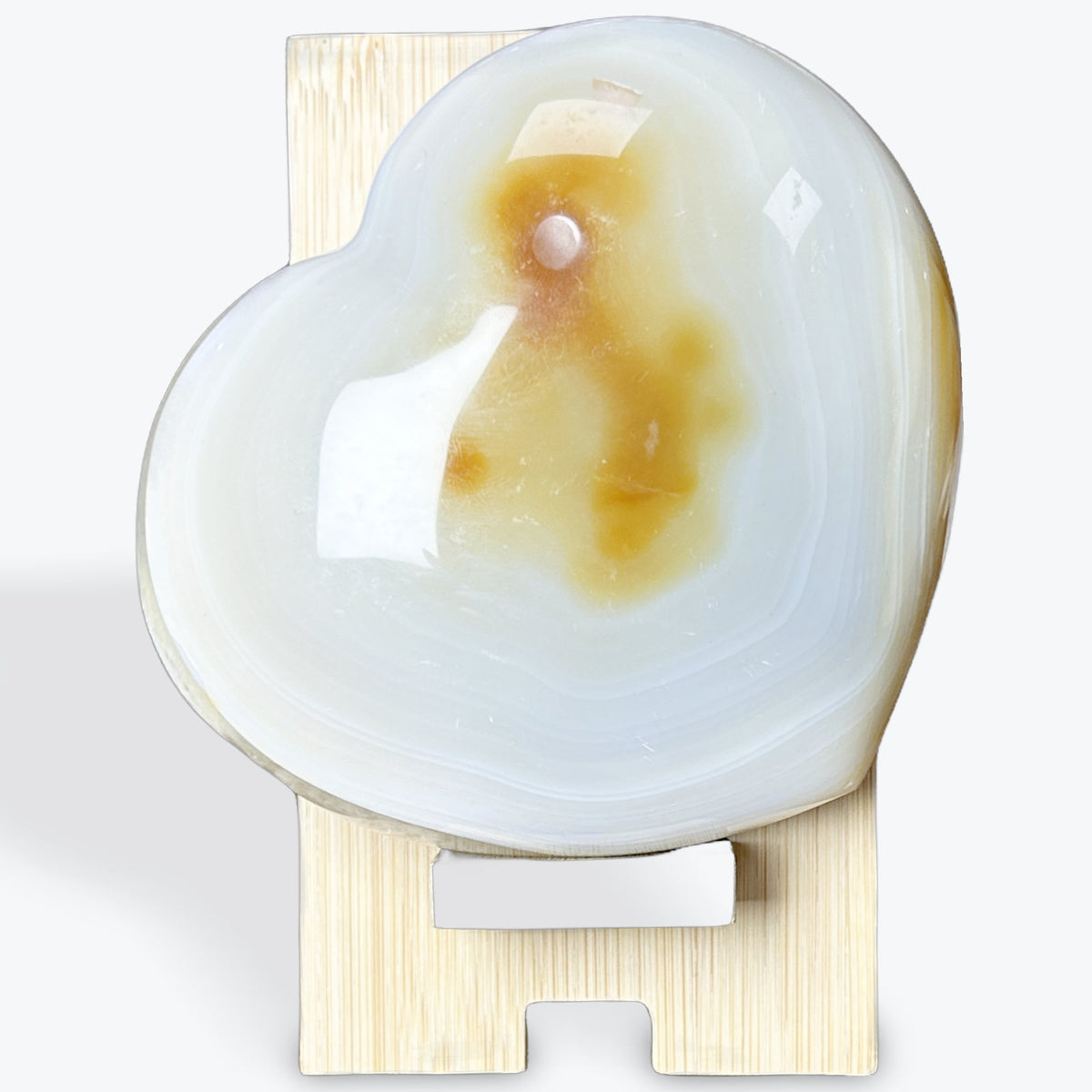 Coeur en Agate naturel