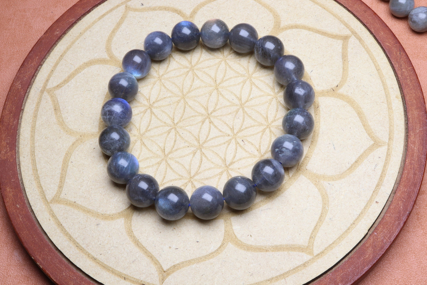 Bracelet Protection en Labradorite - Protection et Intuition 10mm