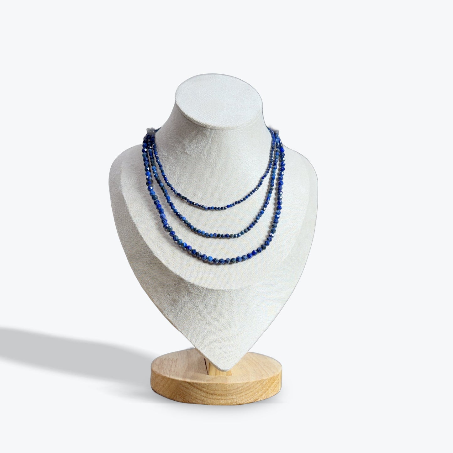Collier Sodalite facetté