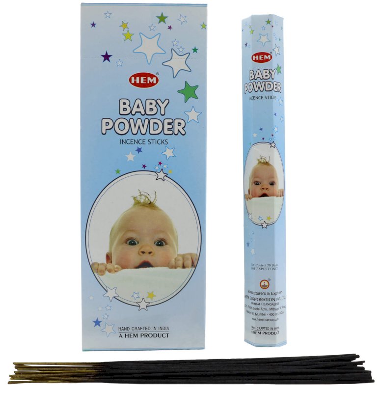 Encens HEM Baby Powder 6x20g