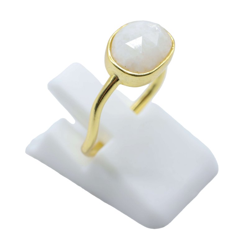 Bague Argent 925 Pierre de Lune Design
