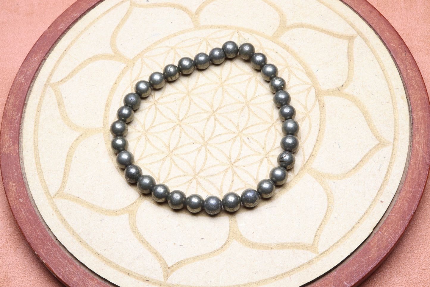 Bracelet en Pyrite - Prospérité et Confiance 6mm