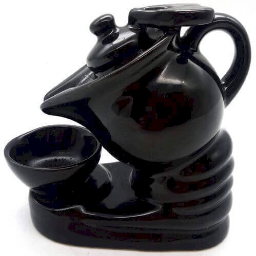 Porte-Encens Backflow Céramique Théière 14cm