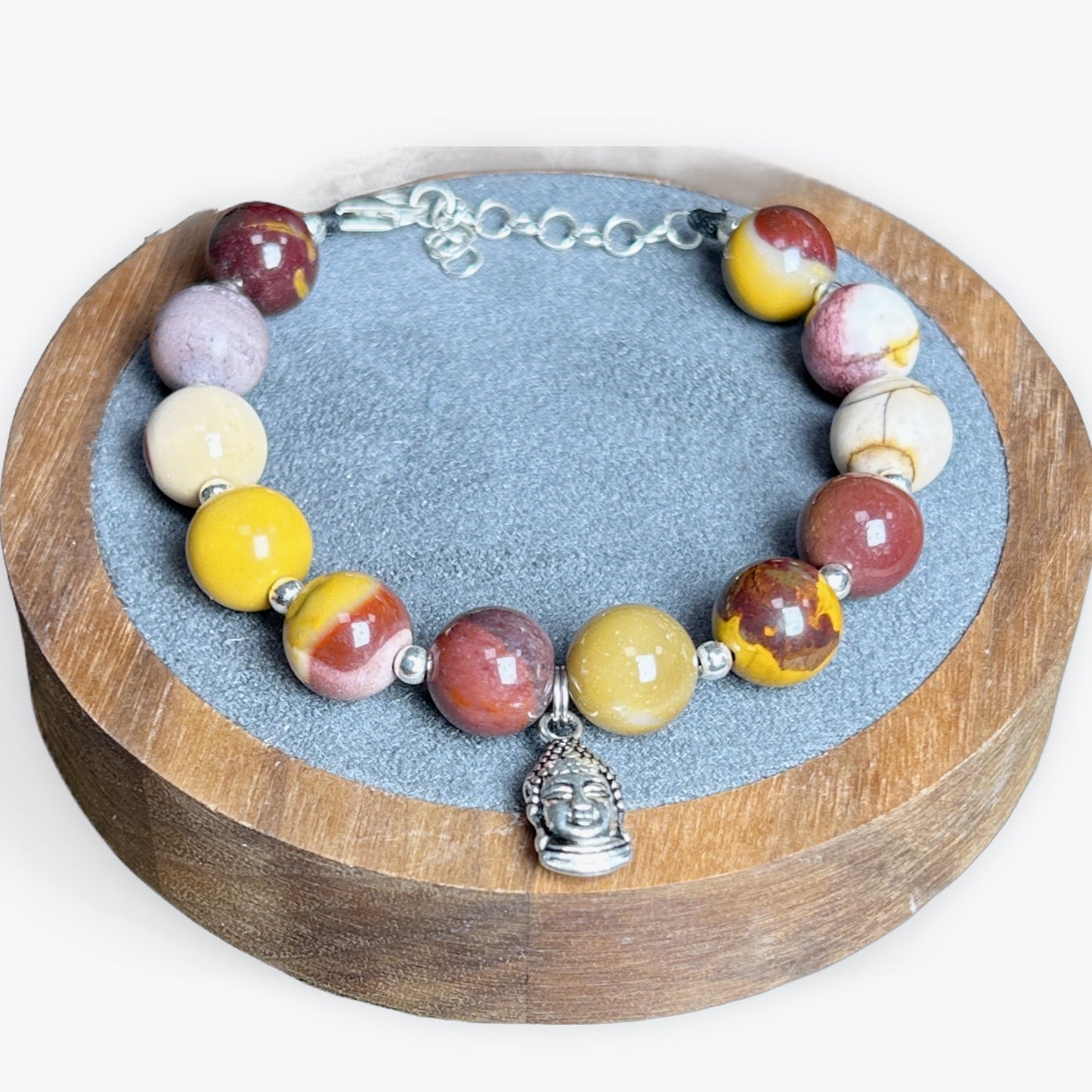 Bracelet Mokaite 10mm Avec Apprêt