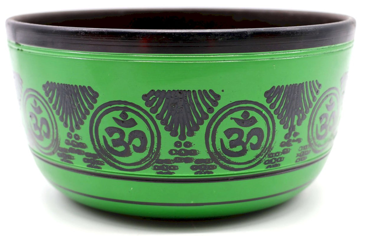 Bol Chantant Tibétain Aluminium OM Vert 850g