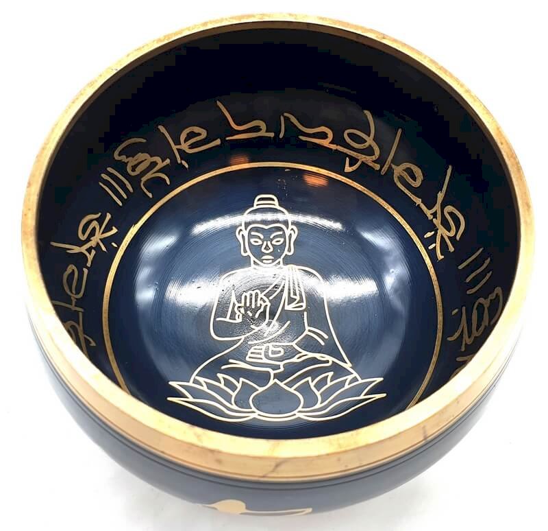 Bol Chantant Aluminium Bouddha 12cm