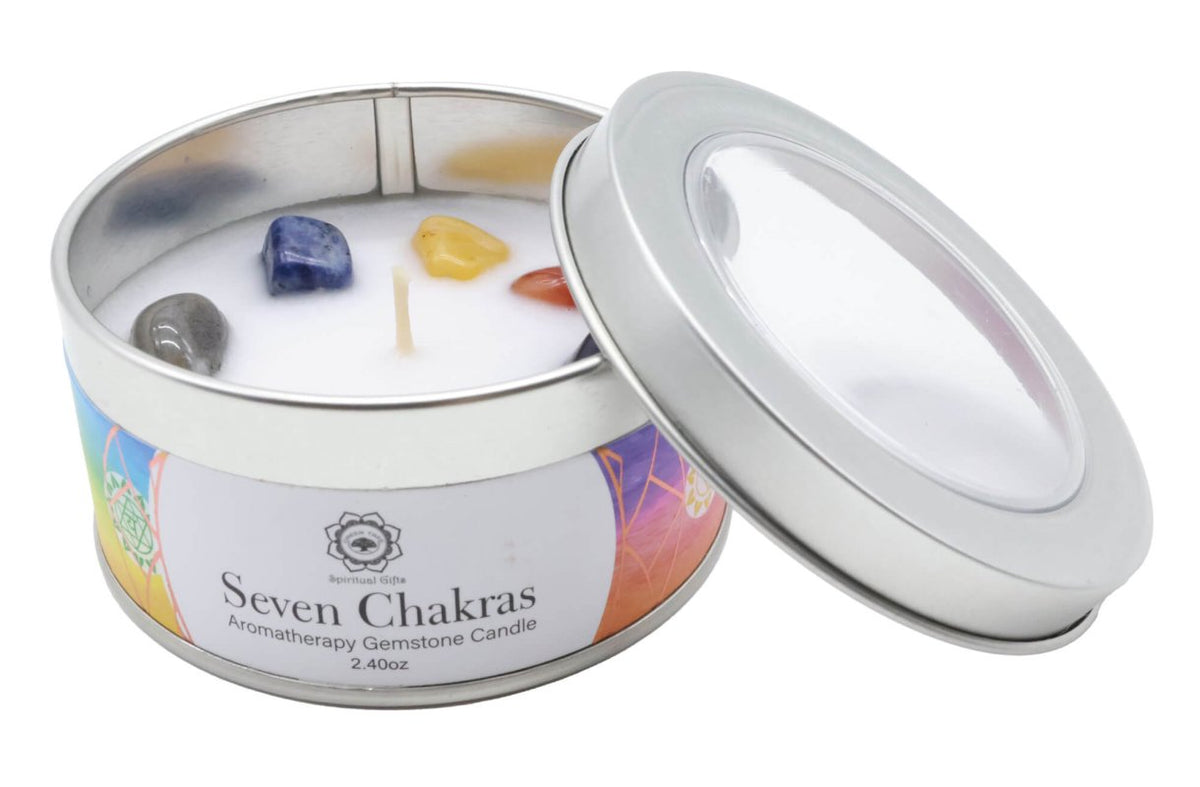Bougie Green Tree '7 Chakras' Nag Champa