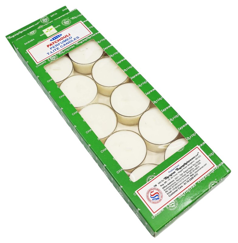 Bougies parfumées Satya Patchouli 12pcs