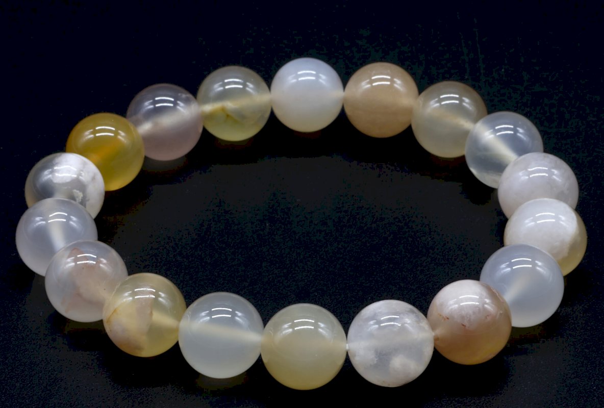 Bracelet Agate Cerise