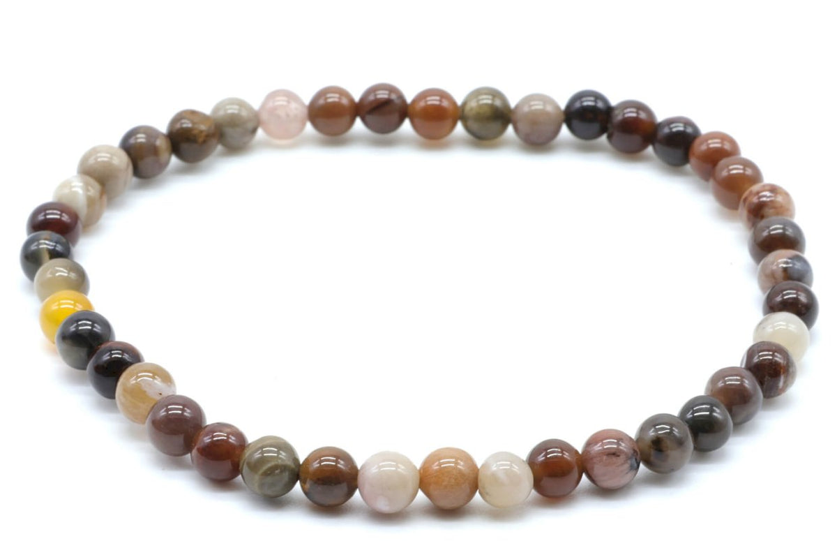 Bracelet Agate Fossile