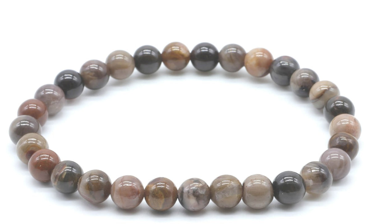 Bracelet Agate Fossile
