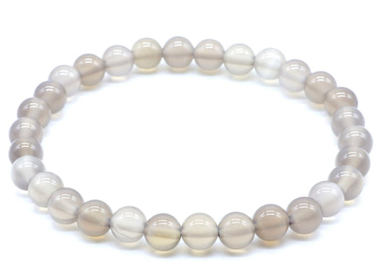 Bracelet Agate Grise
