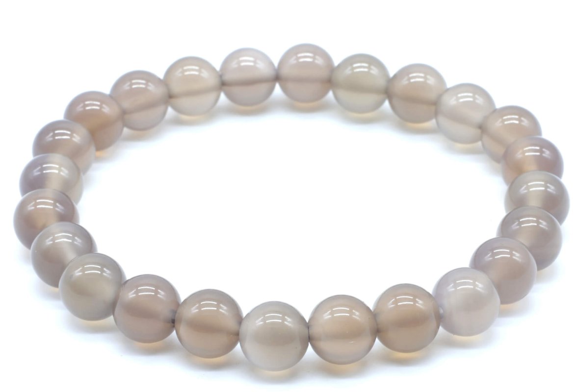 Bracelet Agate Grise