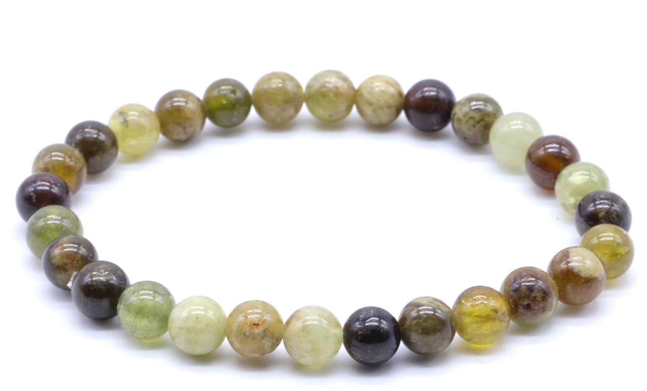 Bracelet Grenat Vert