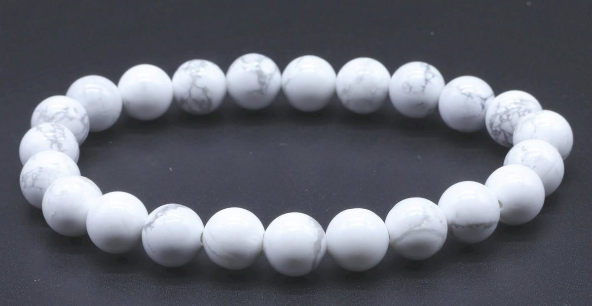 Bracelet Howlite Blanche