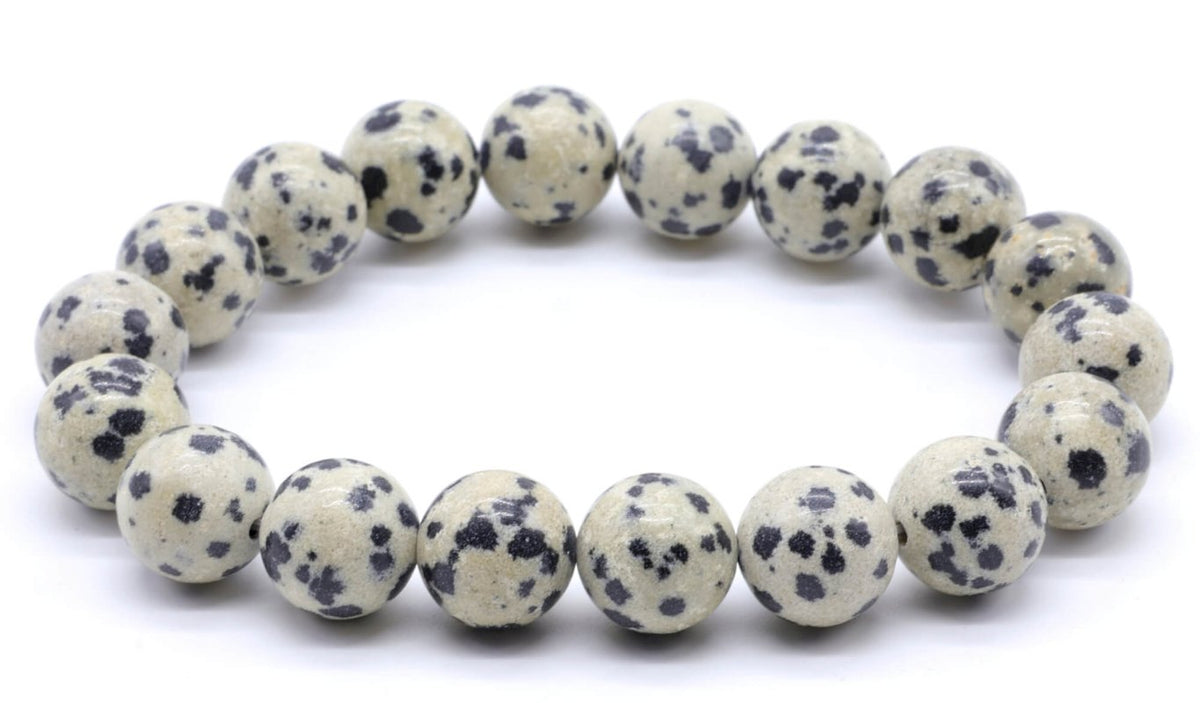 Bracelet Jaspe Dalmatien