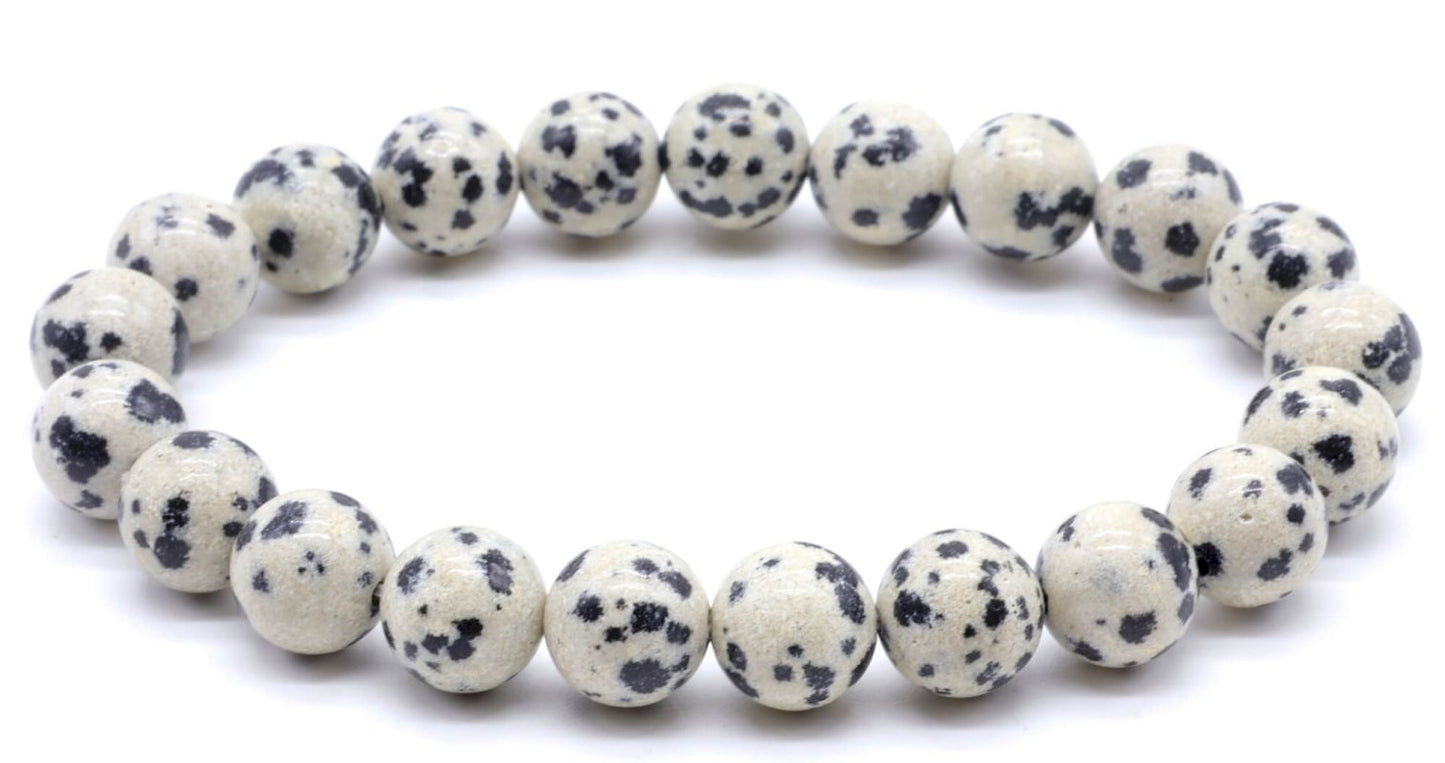 Bracelet Jaspe Dalmatien
