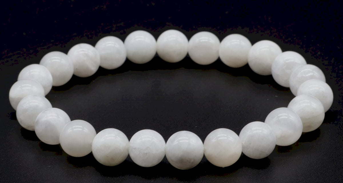 Bracelet Pierre de Lune blanche 'AA'