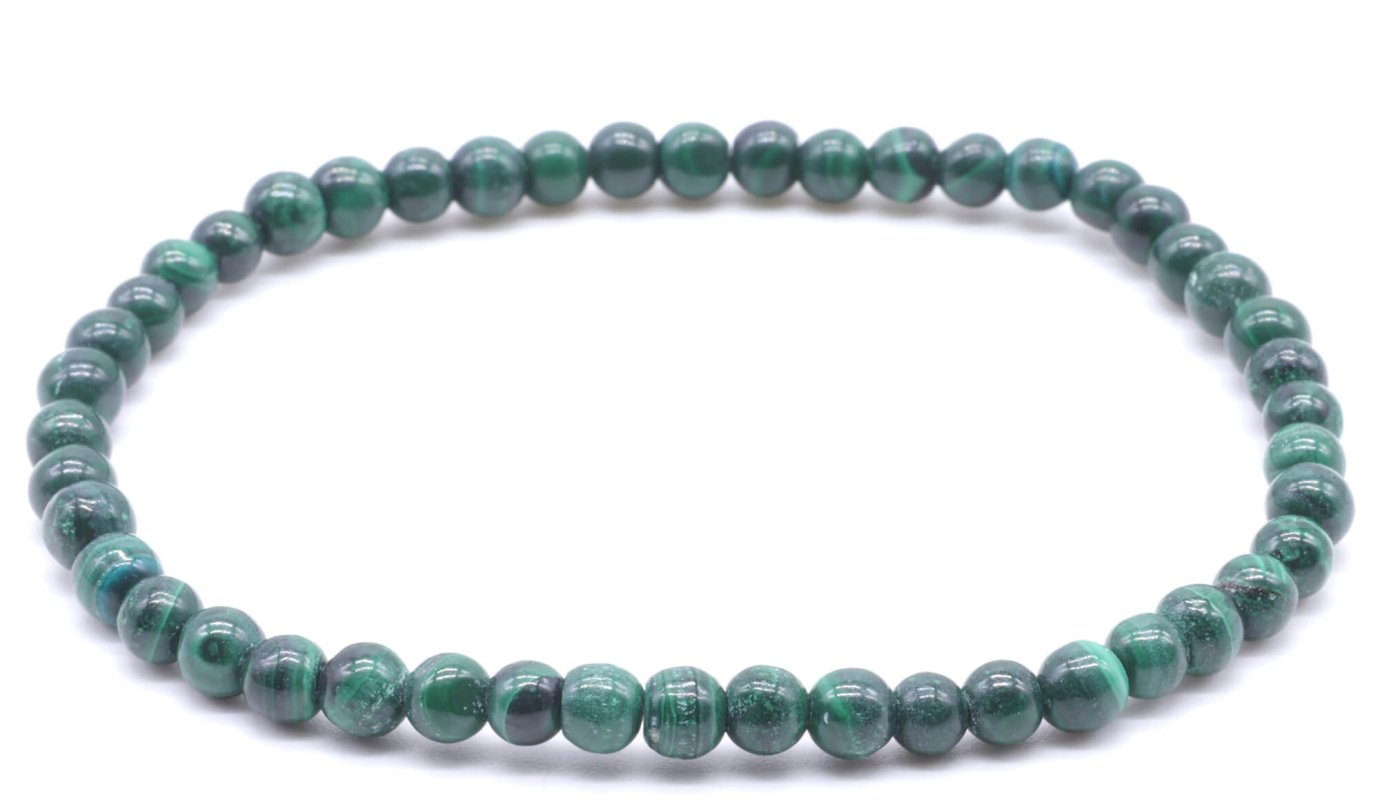 Bracelet 'Dark' Malachite 'AA'