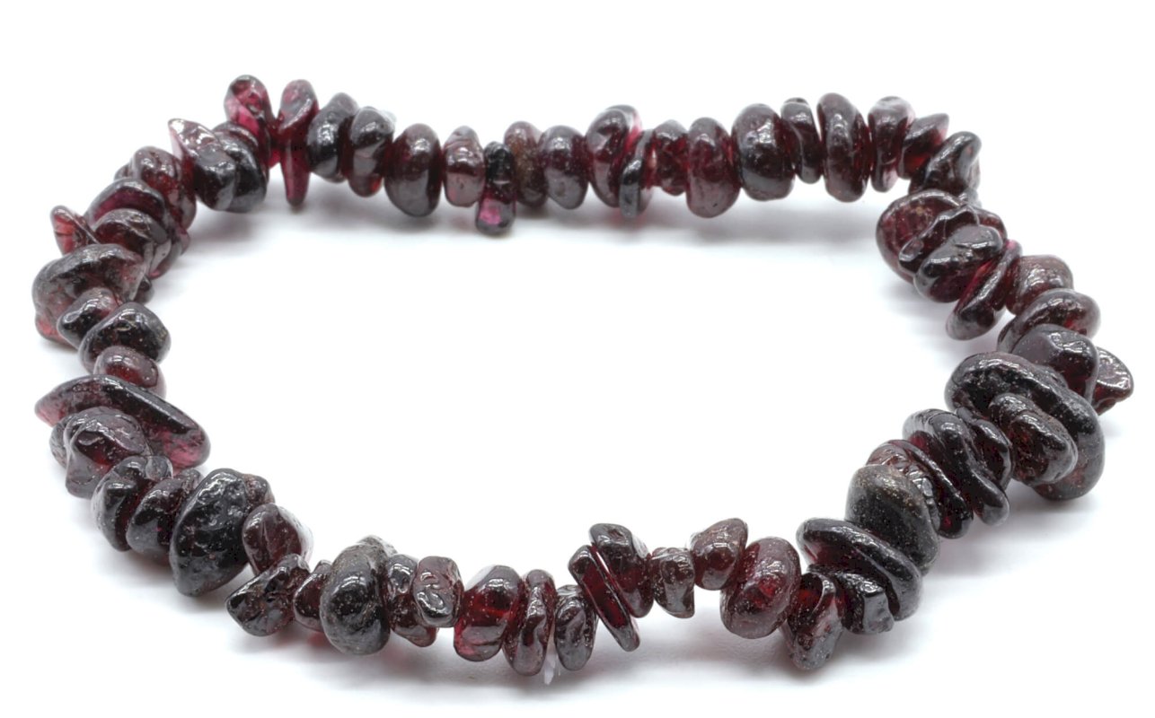 Bracelet Baroque Grenat