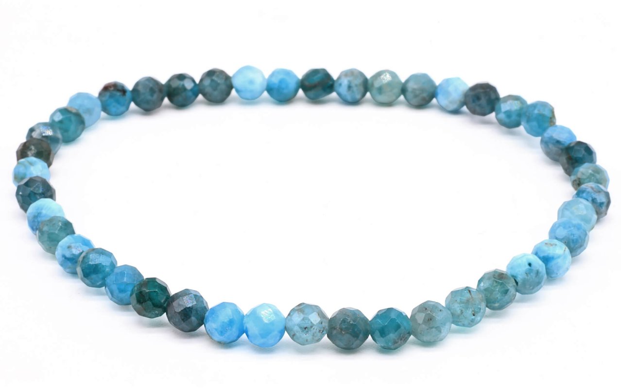 Bracelet Apatite perles facettées