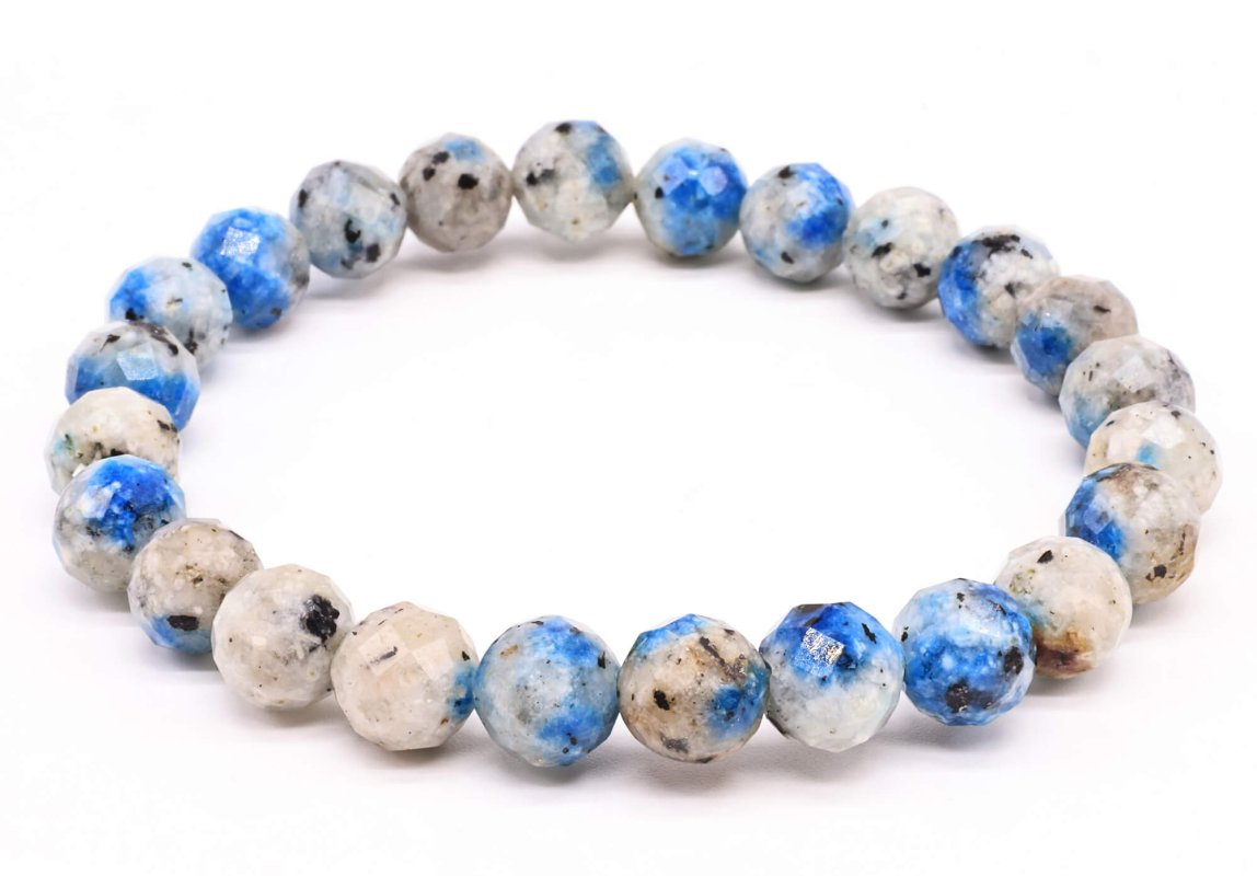 Bracelet Jaspe K2 perles facettées