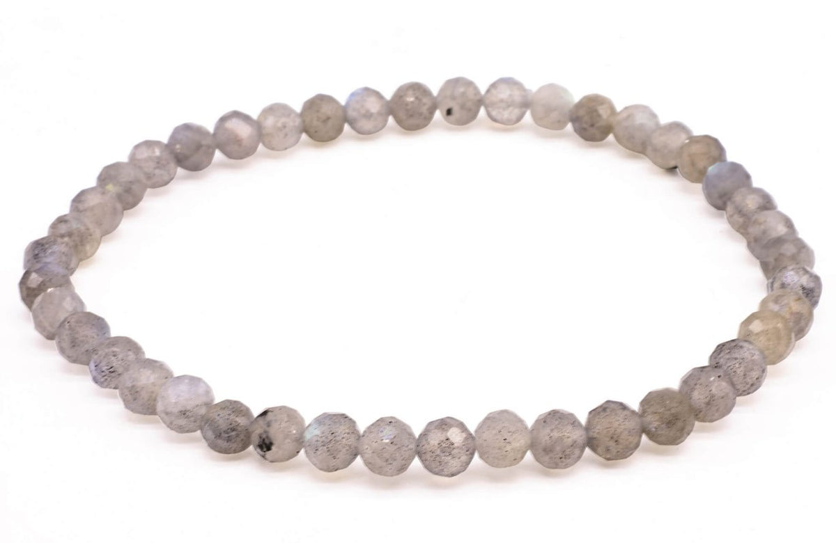 Bracelet Labradorite perles facettées