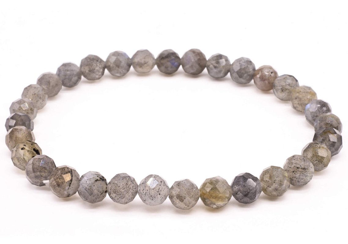 Bracelet Labradorite perles facettées