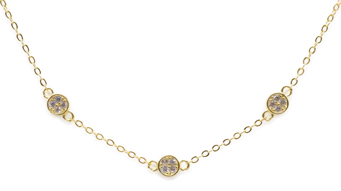 Bracelet Argent 925 Triple Strass