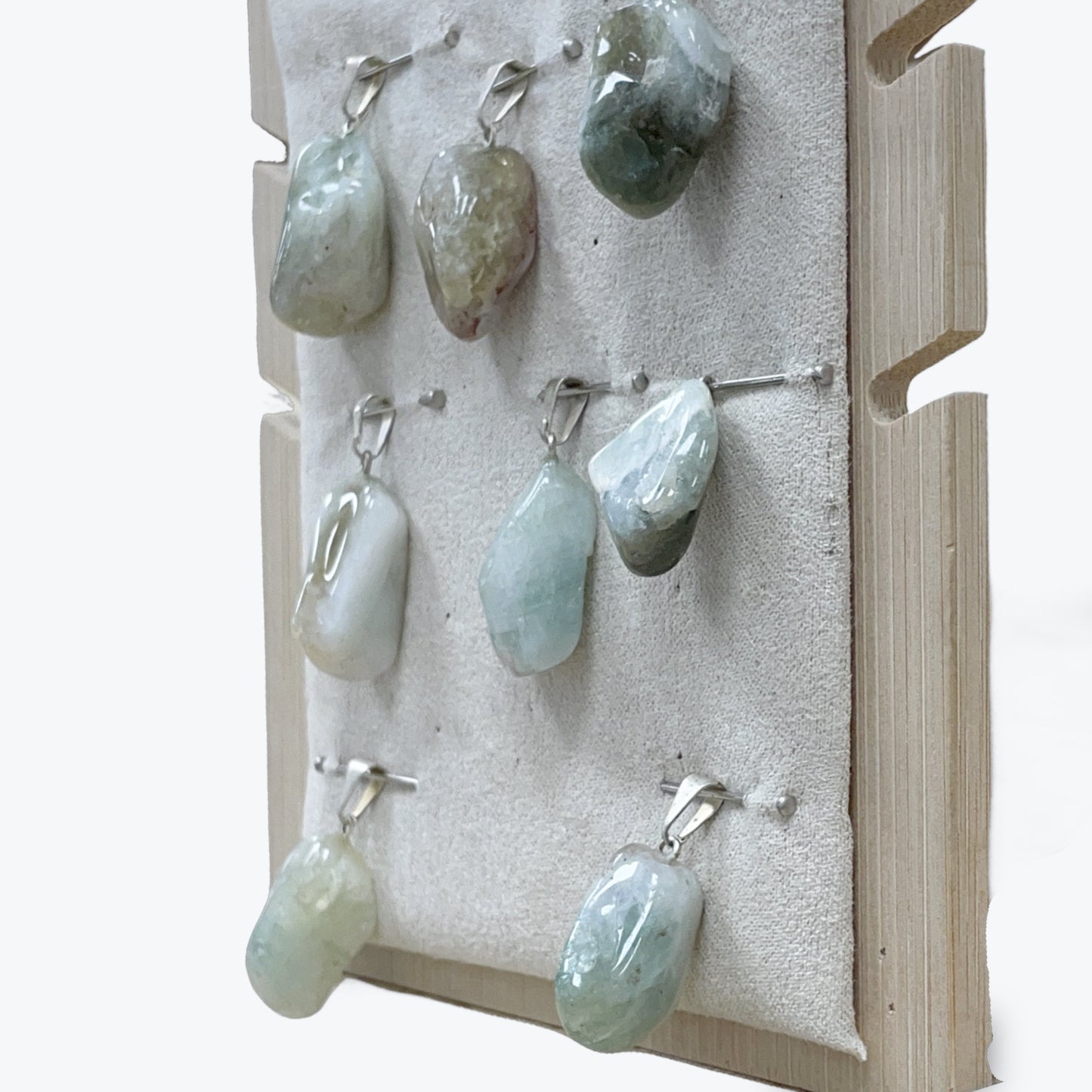 Pendentif Aigue-Marine Roulée