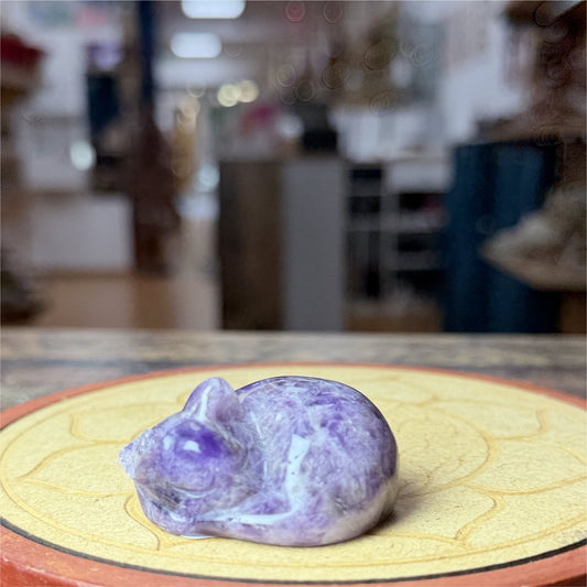 Chat Amethyste |3x4cm 40gr