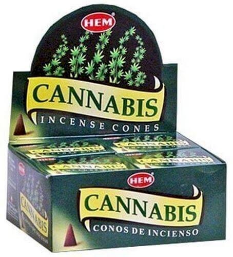 Encens HEM Cônes Cannabis